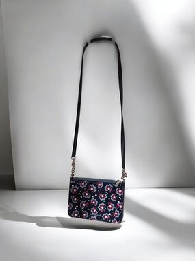 kate spade Navy Floral Crossbody with Chain Strap